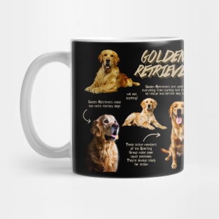 Golden Retriever Fun Facts Mug